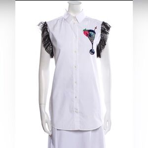 Dolce & Gabbana
Graphic Print Short Sleeve Button-Up Top